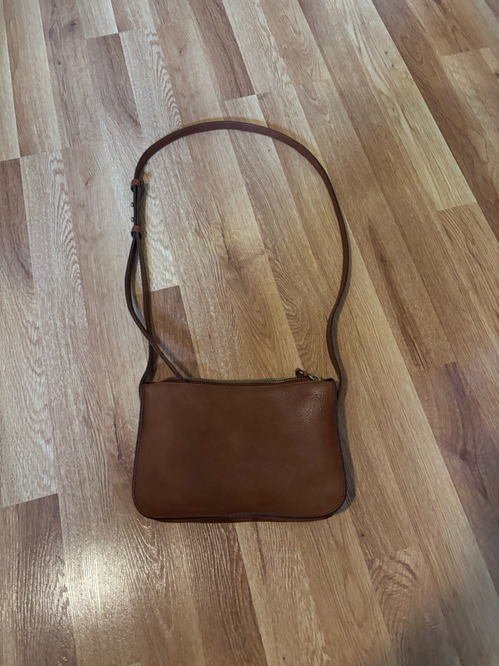 Madewell Brown Leather Crossbody Bag